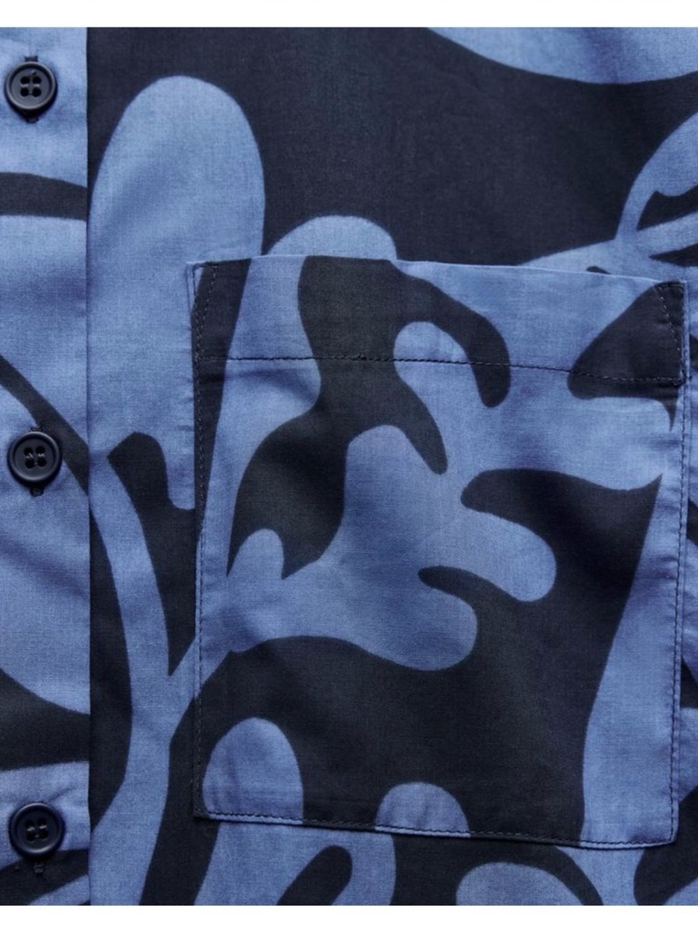 New ZARA 2-Pce ZW Collection Relaxed Printed Shirt And Pant Set - Picture 10 of 13